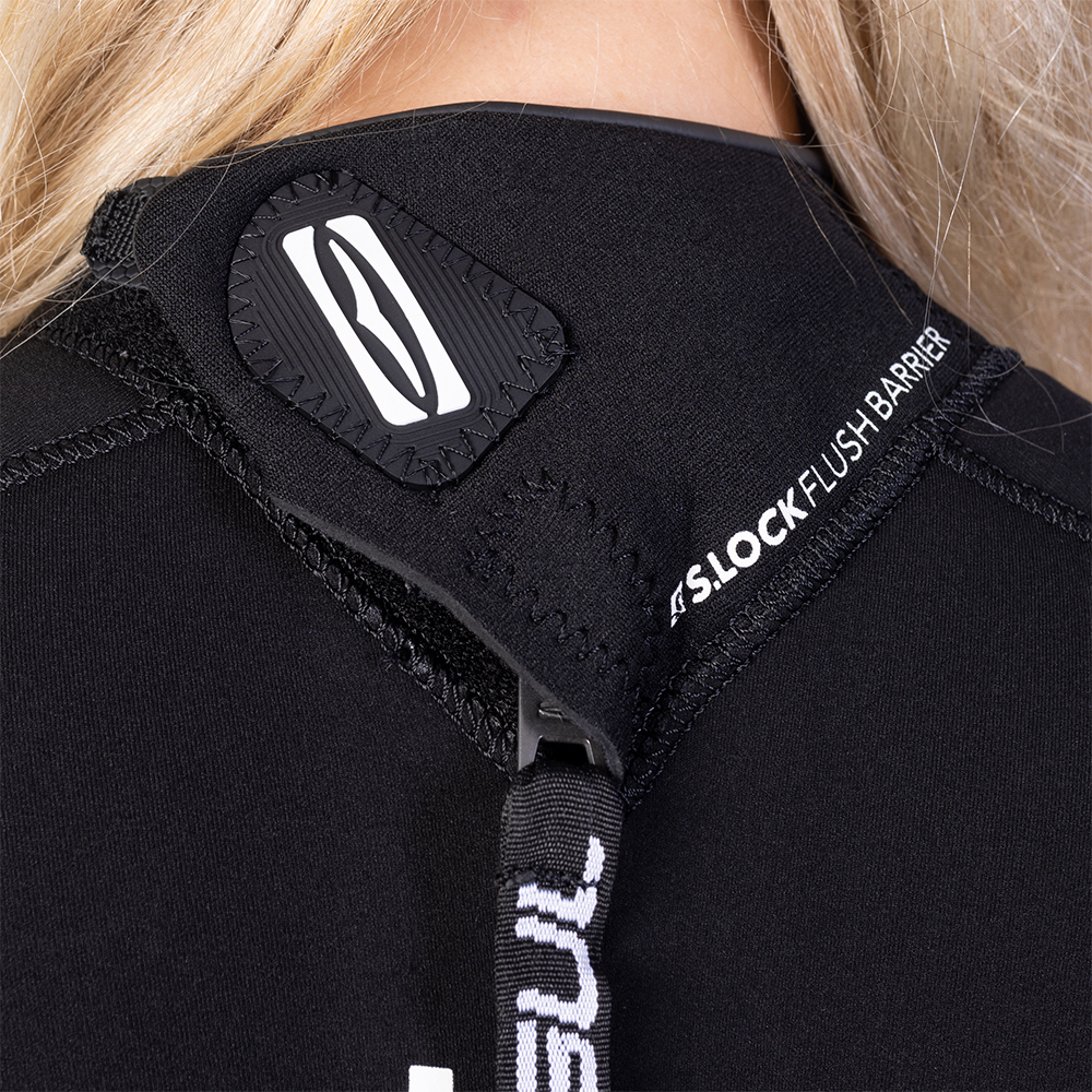 2025 Gul Womens Response 4/3mm GBS Back Zip Wetsuit RE1248-C1 - Black